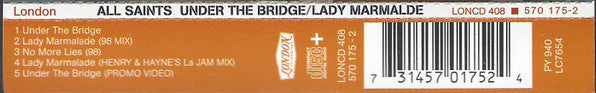 All Saints : Under The Bridge / Lady Marmalade (CD, Single, Enh)