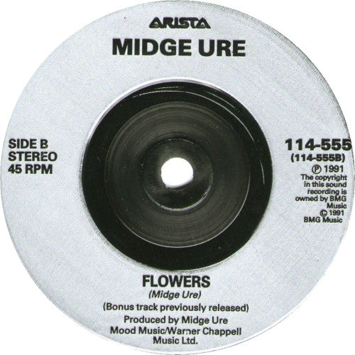 Midge Ure : Cold, Cold Heart (7", Sil)