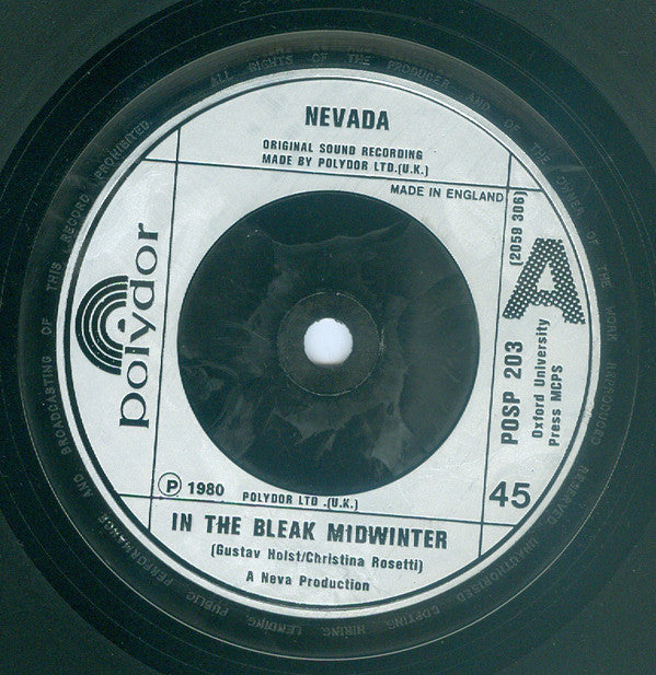 Nevada (11) : In The Bleak Midwinter (7", Sil)