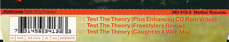 Audioweb : Test The Theory (CD, Single, Enh)