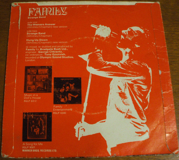 Family (6) : Strange Band (7", Single, Ora)