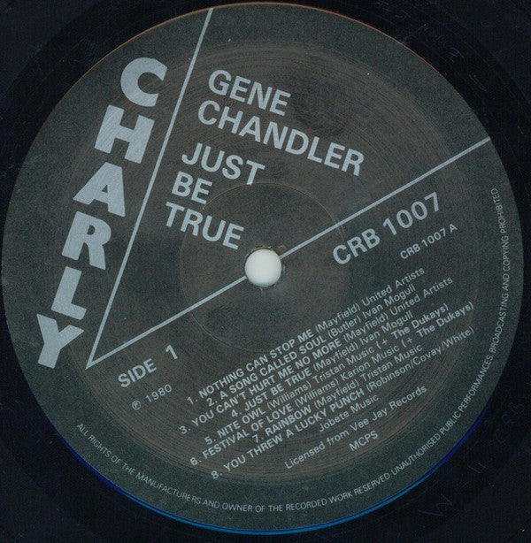 Gene Chandler : Just Be True (LP, Comp)
