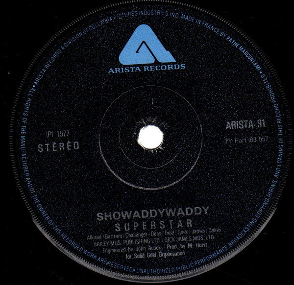 Showaddywaddy : When (7", Single)