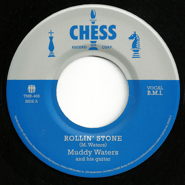 Muddy Waters And His Guitar* : Rollin' Stone (7", RE)