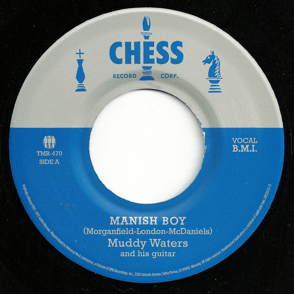 Muddy Waters And His Guitar* : Manish Boy (7", Single, RE)