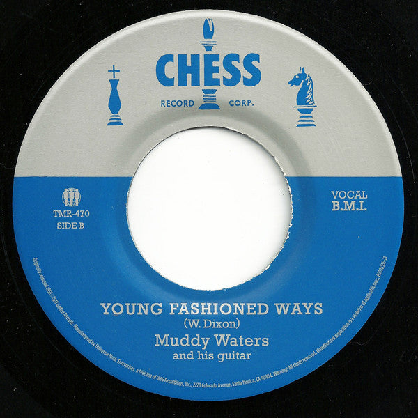 Muddy Waters And His Guitar* : Manish Boy (7", Single, RE)