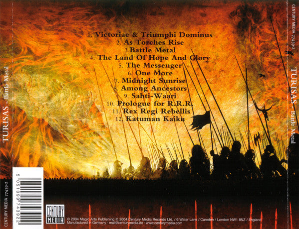 Turisas : Battle Metal (CD, Album)