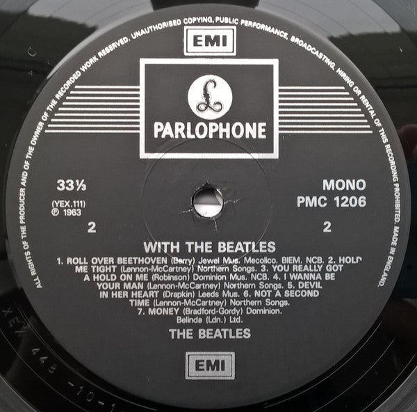 The Beatles : With The Beatles (LP, Album, Mono, RE, RM)