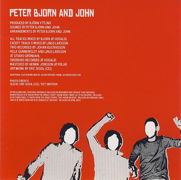 Peter Bjorn And John : Peter Bjorn And John (CD, Album, RE)