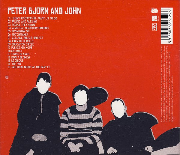 Peter Bjorn And John : Peter Bjorn And John (CD, Album, RE)