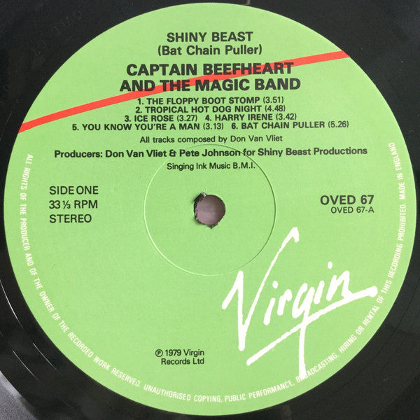 Captain Beefheart And The Magic Band : Shiny Beast (Bat Chain Puller) (LP, Album, RE)