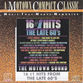 Various : 16 #1 Hits From The Late 60's (CD, Comp)