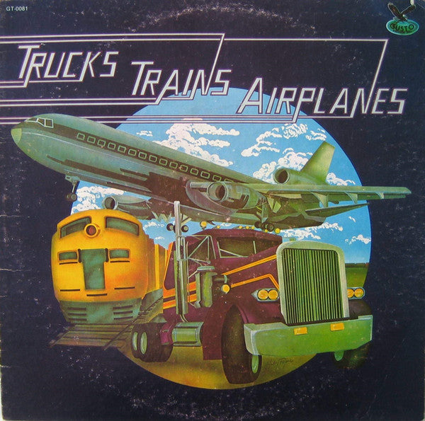 Various : Trucks, Trains, & Airplanes (LP, Comp)