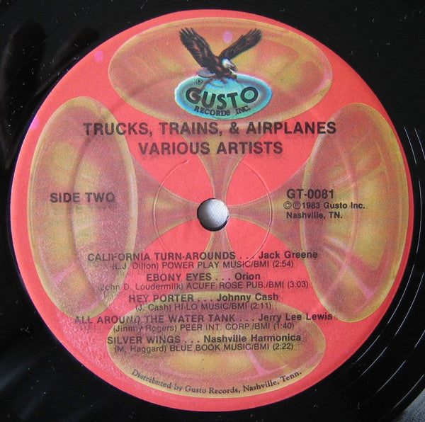 Various : Trucks, Trains, & Airplanes (LP, Comp)