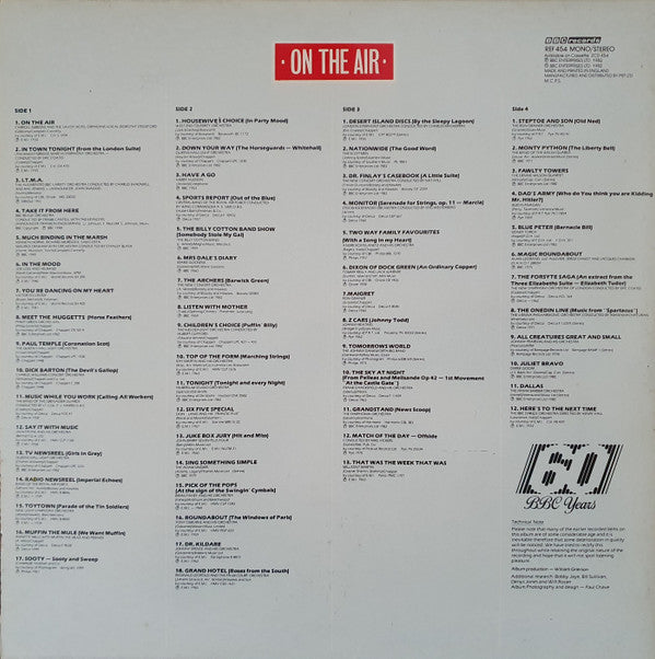 Various : On The Air, 60 Years Of BBC Theme Music (2xLP, Comp, Mono, Gat)