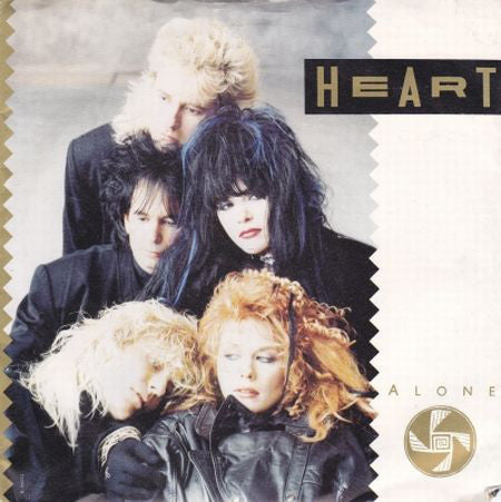 Heart : Alone (7", Single, Pap)