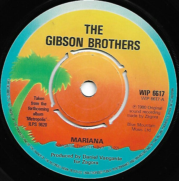 Gibson Brothers : Mariana (7", M/Print)