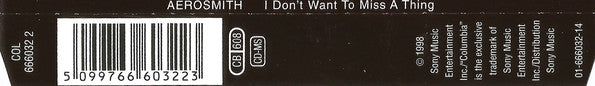 Aerosmith : I Don't Want To Miss A Thing (CD, Maxi)