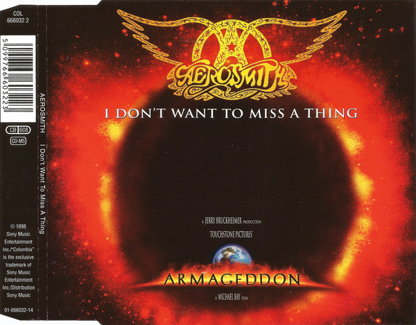 Aerosmith : I Don't Want To Miss A Thing (CD, Maxi)