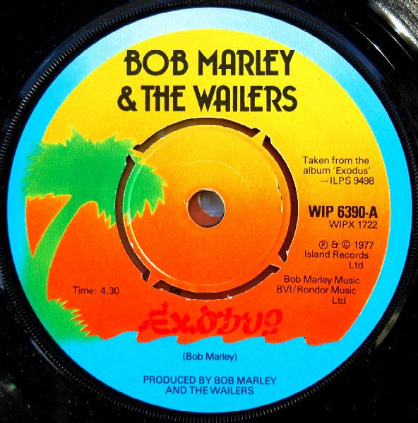 Bob Marley & The Wailers : Exodus (7", Single)