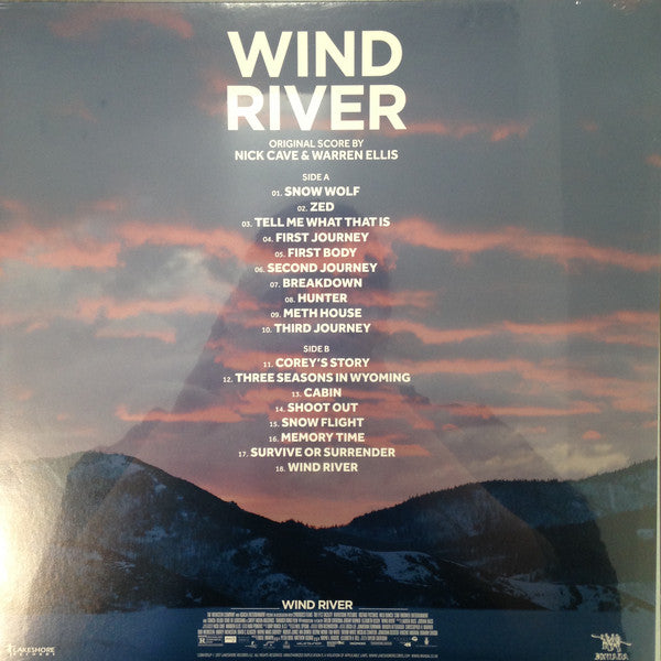 Nick Cave & Warren Ellis : Wind River  (LP, Album, Whi)