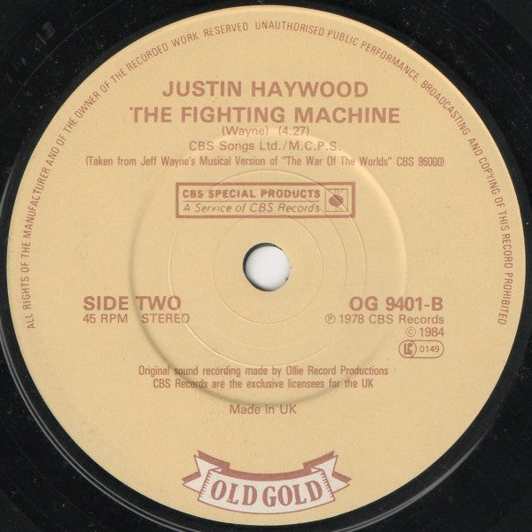 Justin Hayward : Forever Autumn (7", Single)