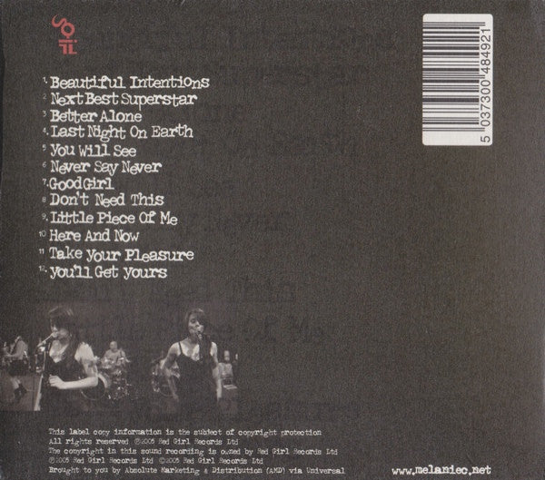 Melanie C : Beautiful Intentions (CD, Album, Sli)