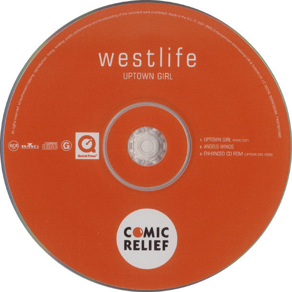 Westlife : Uptown Girl (CD, Single, Enh)