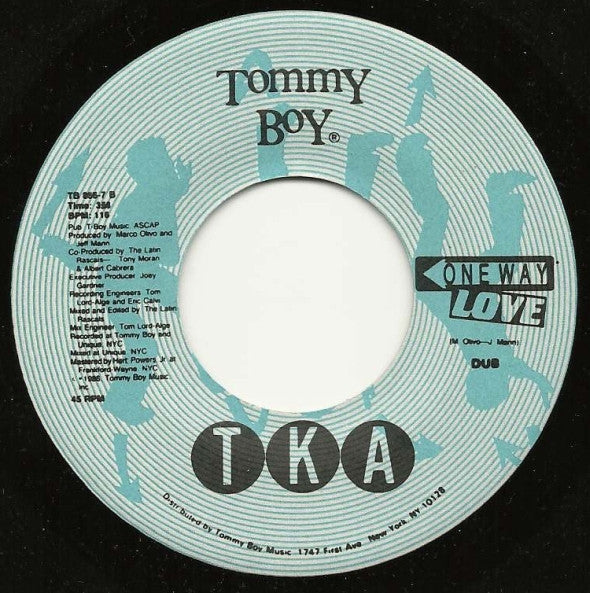 TKA : One Way Love (7")