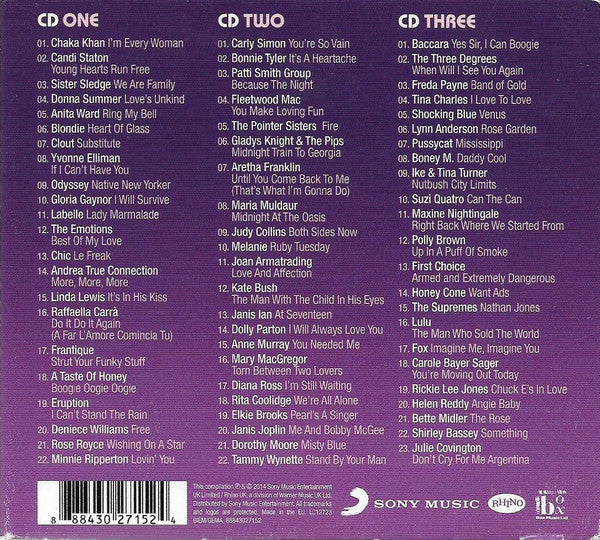 Various : I'm Every Woman (3xCD, Comp, Dig)
