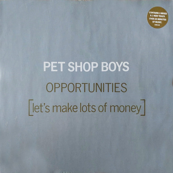 Pet Shop Boys : Opportunities (Let's Make Lots Of Money) (12", Single)