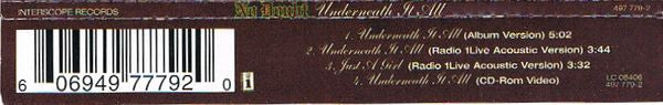 No Doubt : Underneath It All (CD, Single, Enh)