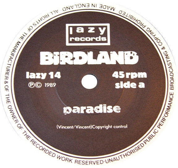 Birdland (2) : Paradise (7", Single)