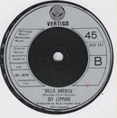 Def Leppard : Wasted (7", Single)