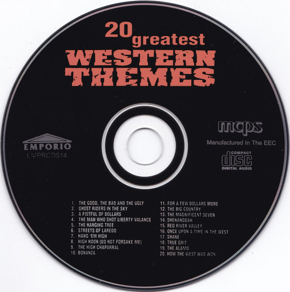 Unknown Artist : 20 Greatest Western Themes (CD, Comp)