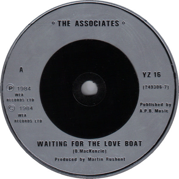 The Associates : Waiting For The Loveboat (7", Single, Sil)