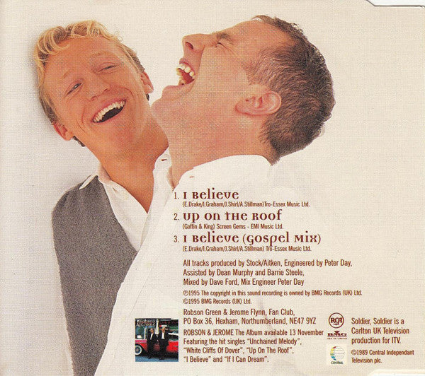 Robson & Jerome : I Believe / Up On The Roof (CD, Single, Abl)