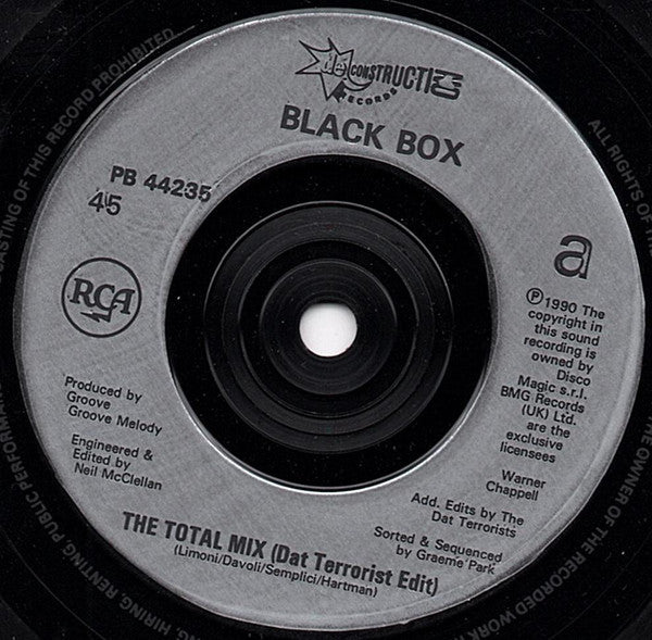 Black Box : Blackboxedtotalmix (7", Single, Sil)