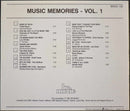 Various : Music Memories Volume 1 (CD, Comp)