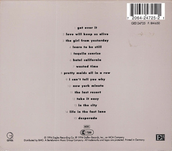 Eagles : Hell Freezes Over (CD, Album, Sli)