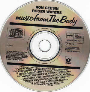 Ron Geesin & Roger Waters : Music From The Body (CD, Album, RE)