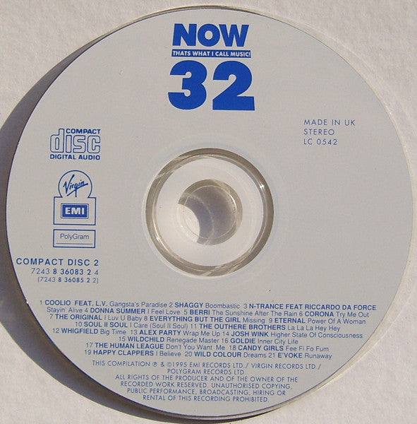 Various : Now That's What I Call Music! 32 (2xCD, Comp)