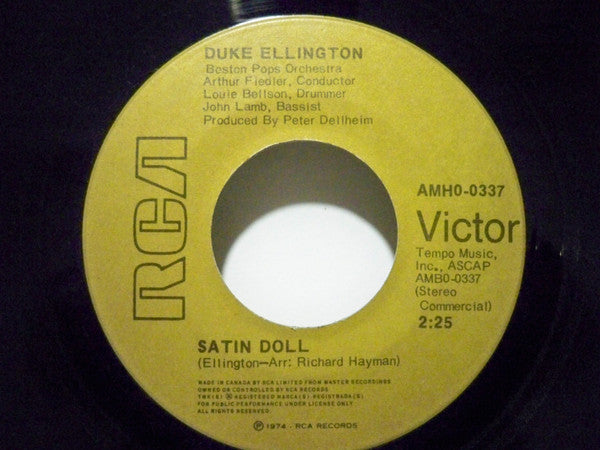 Duke Ellington, Boston Pops Orchestra, Arthur Fiedler / Duke Ellington And His Orchestra : Satin Doll / Sophisticated Lady (7", Single)