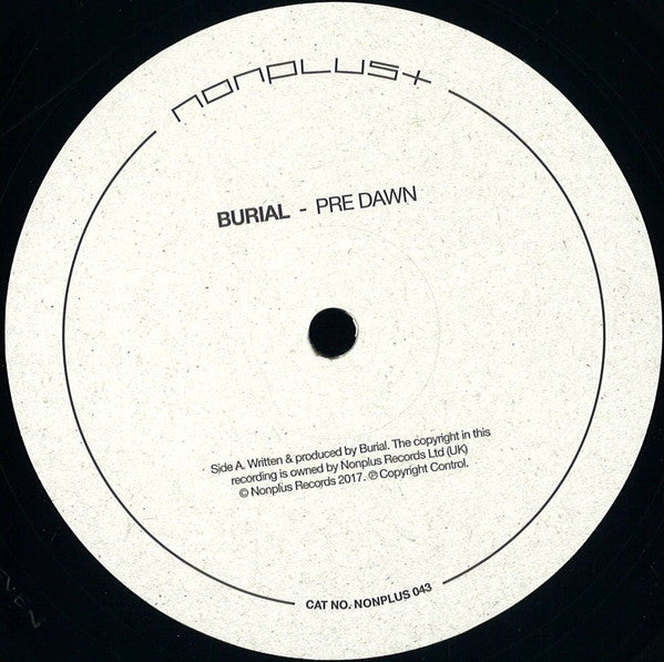 Burial : Pre Dawn / Indoors (12")
