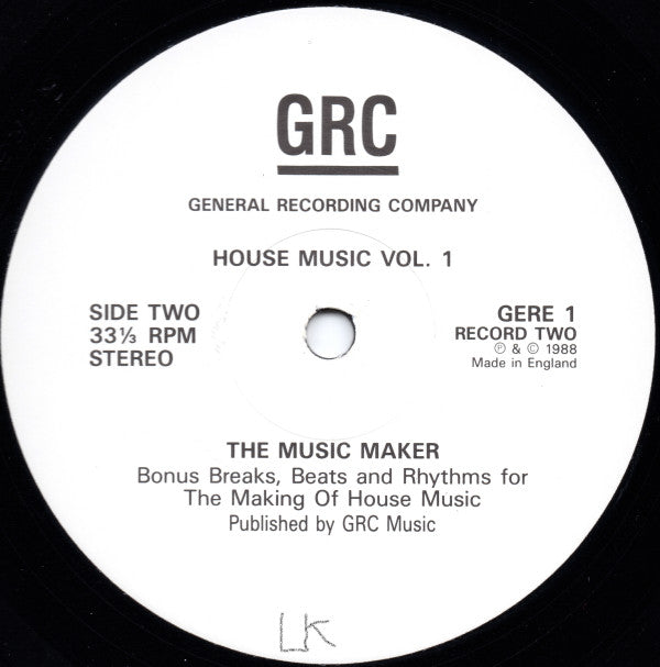 Various : House Music Vol. 1 (2xLP, Comp)