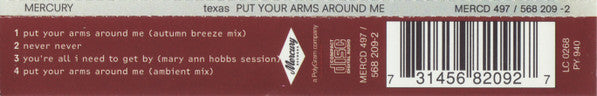 Texas : Put Your Arms Around Me (CD, Single)