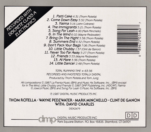 Thom Rotella Band : Thom Rotella Band (CD, Album)