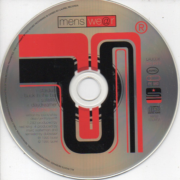 Menswear : Stardust (CD, Single)