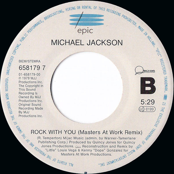Michael Jackson : Who Is It (7", Single)