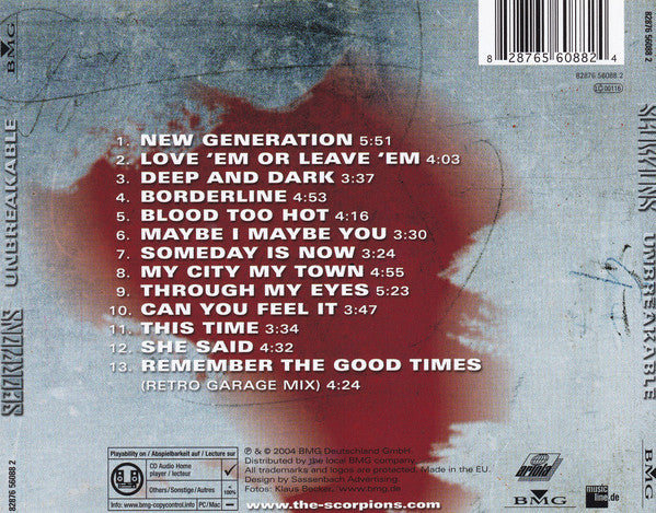 Scorpions : Unbreakable (CD, Album, Copy Prot.)